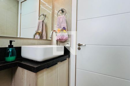 Banheiro da Suíte de apartamento à venda com 2 quartos, 62m² em Vila Leonor, Guarulhos