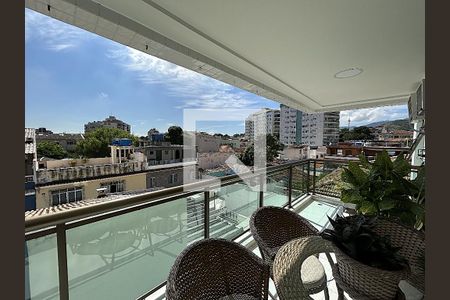 Varanda da Sala de apartamento à venda com 3 quartos, 93m² em Méier, Rio de Janeiro