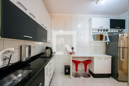 Cozinha de apartamento para alugar com 2 quartos, 64m² em Vila Progresso, Santo André