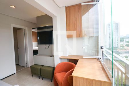Varanda de apartamento à venda com 2 quartos, 44m² em Jardim Caravelas, São Paulo
