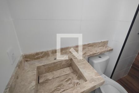Banheiro da Suíte 1 de apartamento à venda com 3 quartos, 90m² em Santa Maria, São Caetano do Sul