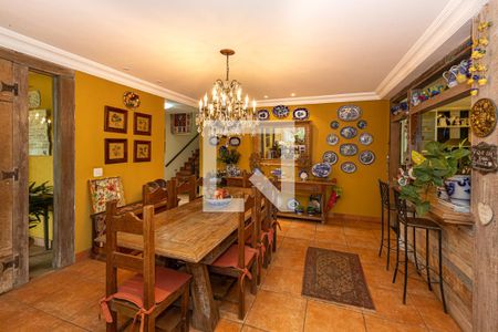 Sala de jantar de casa de condomínio à venda com 4 quartos, 1000m² em Vale do Sol, Nova Lima