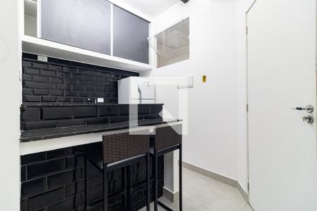 Cozinha de kitnet/studio para alugar com 1 quarto, 20m² em Aclimação, São Paulo