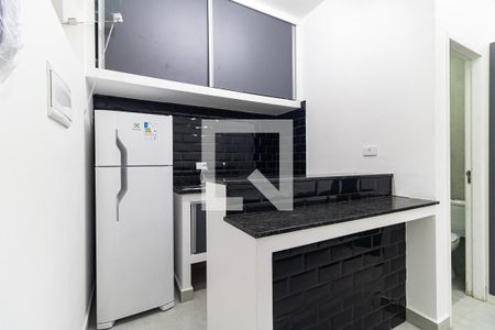 Cozinha de kitnet/studio para alugar com 1 quarto, 20m² em Aclimação, São Paulo