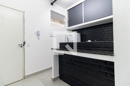 Cozinha de kitnet/studio para alugar com 1 quarto, 20m² em Aclimação, São Paulo
