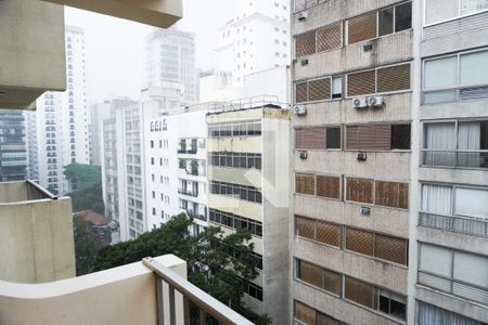 Varanda da Sala de apartamento para alugar com 2 quartos, 130m² em Jardim Paulista, São Paulo