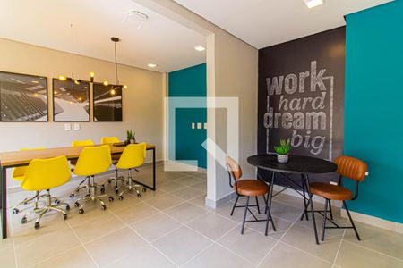 Área comum - Coworking de apartamento para alugar com 1 quarto, 28m² em Parque Industrial Tomas Edson, São Paulo