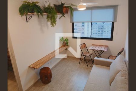 Sala/Cozinha de apartamento para alugar com 1 quarto, 25m² em Campos Elíseos, São Paulo