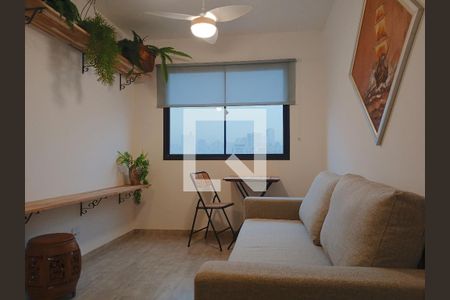 Sala/Cozinha de apartamento para alugar com 1 quarto, 25m² em Campos Elíseos, São Paulo