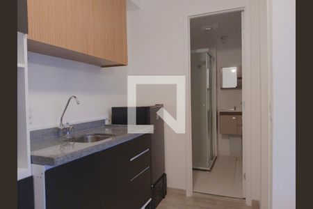 Sala/Cozinha de apartamento para alugar com 1 quarto, 25m² em Campos Elíseos, São Paulo