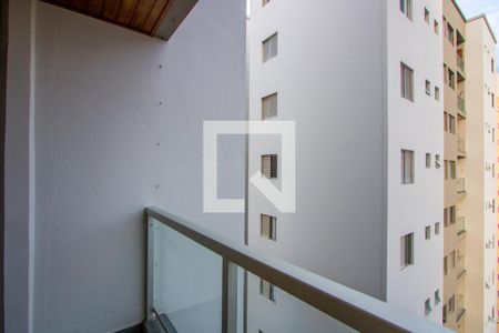 Varanda da sala de apartamento para alugar com 2 quartos, 80m² em Vila Valparaíso, Santo André