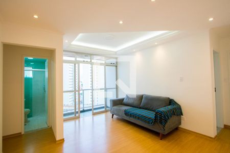 Sala de apartamento para alugar com 2 quartos, 80m² em Vila Valparaíso, Santo André