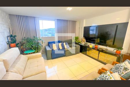 Sala de apartamento à venda com 4 quartos, 115m² em Buritis, Belo Horizonte