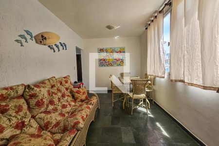 Sala de apartamento para alugar com 2 quartos, 60m² em Balneario Cidade Atlantica, Guarujá