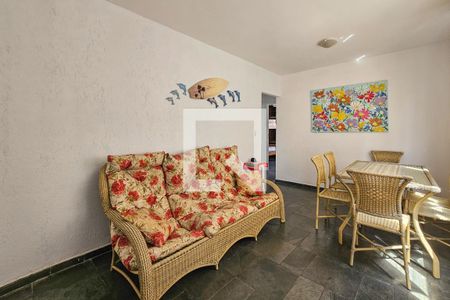 Sala de apartamento para alugar com 2 quartos, 60m² em Balneario Cidade Atlantica, Guarujá