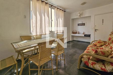 Sala de apartamento para alugar com 2 quartos, 60m² em Balneario Cidade Atlantica, Guarujá