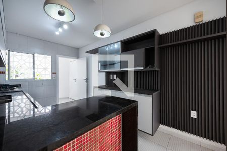 Cozinha de apartamento para alugar com 3 quartos, 190m² em José Menino, Santos