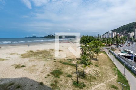 Vista  Sala de apartamento para alugar com 3 quartos, 190m² em José Menino, Santos