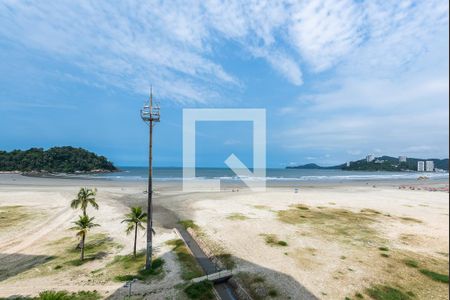 Vista Sala de apartamento para alugar com 3 quartos, 190m² em José Menino, Santos