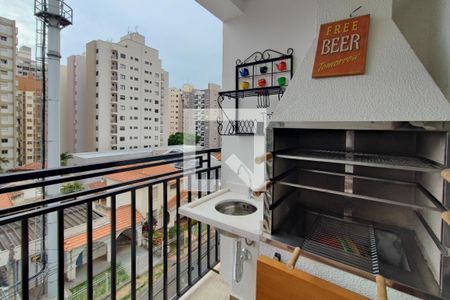 Varanda Gourmet de apartamento à venda com 2 quartos, 62m² em Cambuí, Campinas