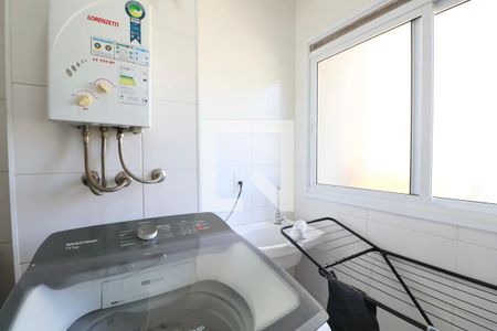 Área de Serviço de apartamento para alugar com 2 quartos, 54m² em Vila Julia, Guarujá