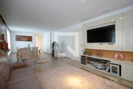 Sala de apartamento à venda com 4 quartos, 156m² em Sion, Belo Horizonte