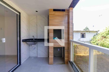 Varanda Gourmet de apartamento à venda com 2 quartos, 70m² em Recreio dos Bandeirantes, Rio de Janeiro