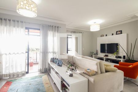 Sala  de apartamento à venda com 3 quartos, 134m² em Tatuapé, São Paulo