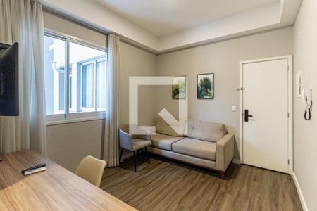 Sala de apartamento para alugar com 1 quarto, 30m² em Santa Cecilia, São Paulo