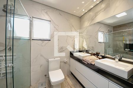 Banheiro Suíte 5 de casa à venda com 5 quartos, 220m² em Jardim Avelino, São Paulo