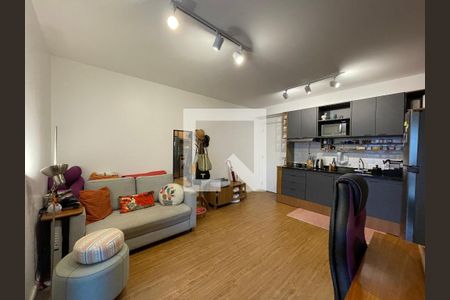 Sala/Cozinha de apartamento à venda com 1 quarto, 58m² em Pompeia, São Paulo