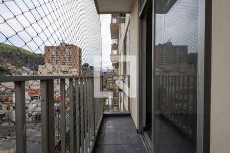 Sala Varanda de apartamento para alugar com 1 quarto, 60m² em Riachuelo, Rio de Janeiro