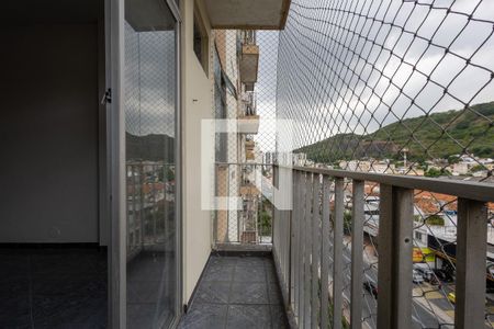 Sala Varanda de apartamento para alugar com 1 quarto, 60m² em Riachuelo, Rio de Janeiro