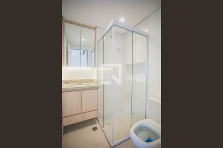 Banheiro de kitnet/studio à venda com 1 quarto, 25m² em Vila da Saúde, São Paulo