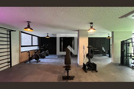 Área comum - Academia de kitnet/studio para alugar com 1 quarto, 27m² em Jardim Paulista, São Paulo