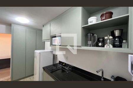 Cozinha de kitnet/studio para alugar com 1 quarto, 27m² em Jardim Paulista, São Paulo