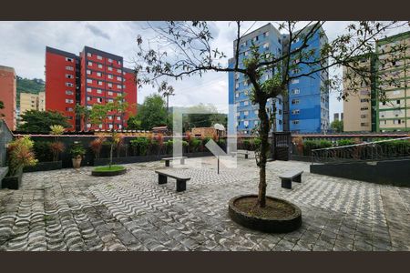 Área comum - Jardim de apartamento para alugar com 2 quartos, 58m² em Saboó, Santos