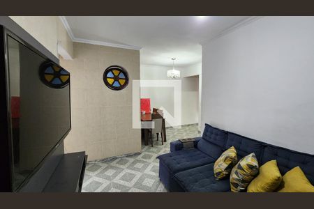 Sala de apartamento para alugar com 2 quartos, 58m² em Saboó, Santos