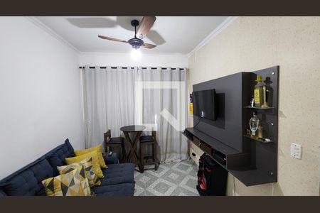 Sala de apartamento para alugar com 2 quartos, 58m² em Saboó, Santos