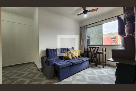 Sala de apartamento para alugar com 2 quartos, 58m² em Saboó, Santos