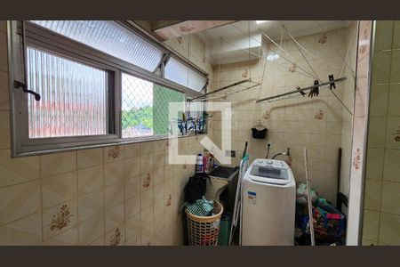 Área de Serviço de apartamento para alugar com 2 quartos, 58m² em Saboó, Santos