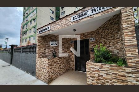 Fachada de apartamento para alugar com 2 quartos, 58m² em Saboó, Santos