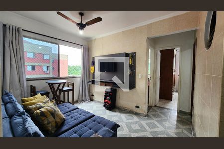 Sala de apartamento para alugar com 2 quartos, 58m² em Saboó, Santos