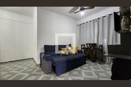 Sala de apartamento para alugar com 2 quartos, 58m² em Saboó, Santos