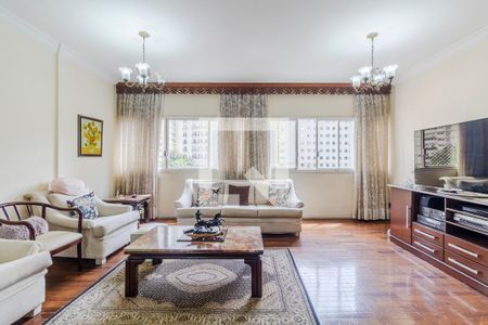 Sala de apartamento à venda com 3 quartos, 123m² em Jardim Paulista, São Paulo