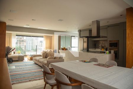 Sala de apartamento à venda com 3 quartos, 145m² em Jardim das Acacias, São Paulo