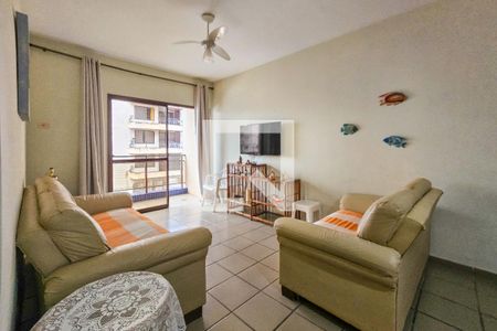 Sala de apartamento para alugar com 3 quartos, 132m² em Loteamento Joao Batista Juliao, Guarujá