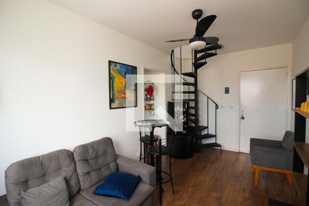 Sala de apartamento à venda com 2 quartos, 93m² em Farroupilha, Porto Alegre