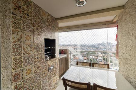 Varanda da Sala de apartamento para alugar com 3 quartos, 74m² em Vila das Merces, São Paulo