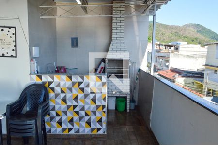 Terraço Gourmet de casa de condomínio para alugar com 2 quartos, 110m² em Anil, Rio de Janeiro